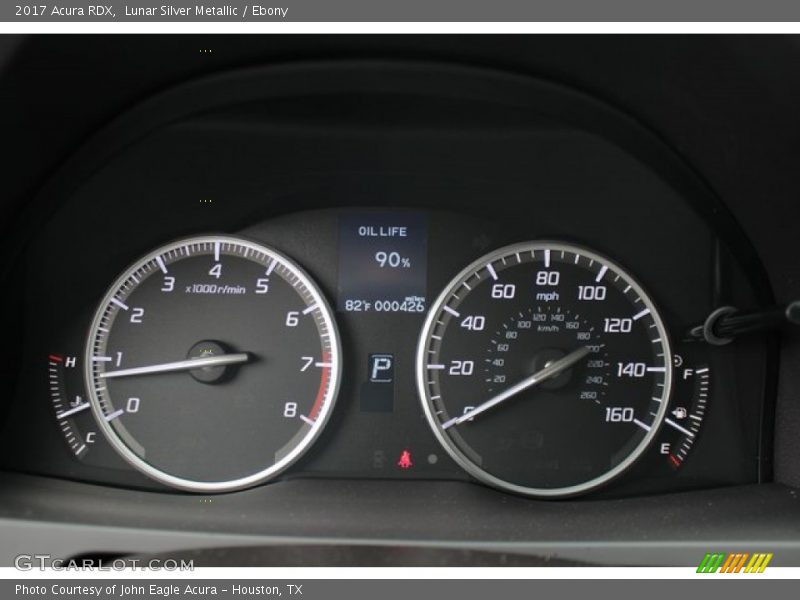 Lunar Silver Metallic / Ebony 2017 Acura RDX