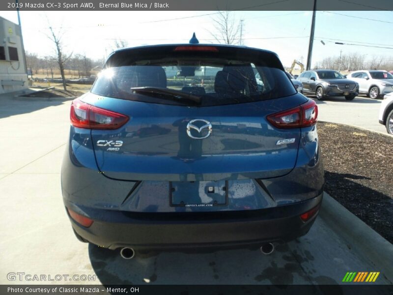 Eternal Blue Mica / Black 2019 Mazda CX-3 Sport AWD