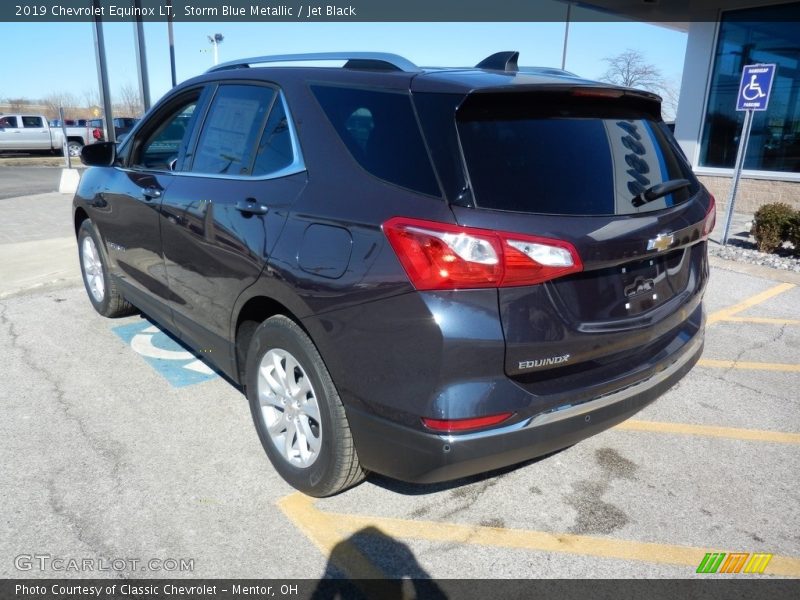 Storm Blue Metallic / Jet Black 2019 Chevrolet Equinox LT