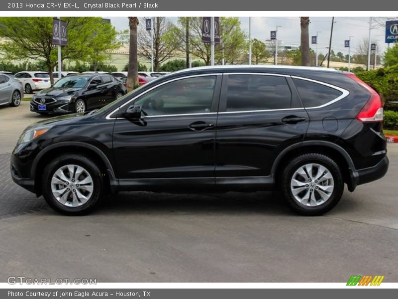 Crystal Black Pearl / Black 2013 Honda CR-V EX-L