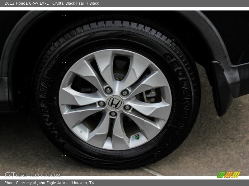 Crystal Black Pearl / Black 2013 Honda CR-V EX-L