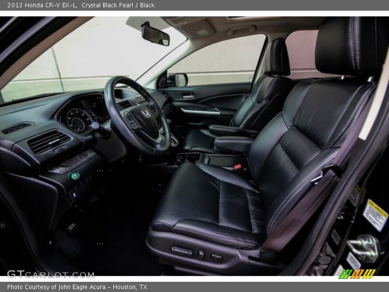 Crystal Black Pearl / Black 2013 Honda CR-V EX-L