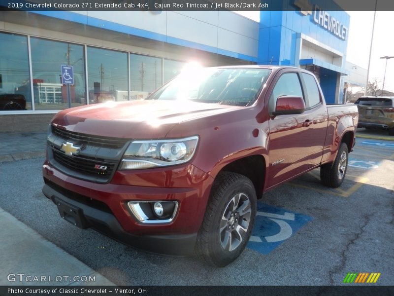 Cajun Red Tintcoat / Jet Black/Dark Ash 2019 Chevrolet Colorado Z71 Extended Cab 4x4