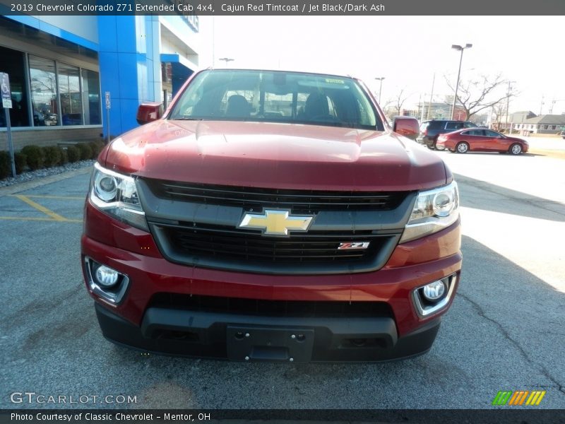 Cajun Red Tintcoat / Jet Black/Dark Ash 2019 Chevrolet Colorado Z71 Extended Cab 4x4