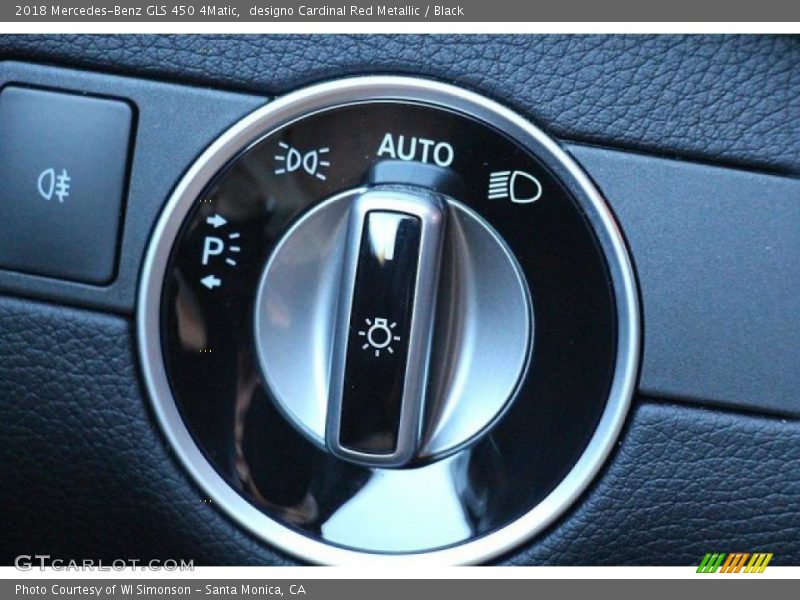 designo Cardinal Red Metallic / Black 2018 Mercedes-Benz GLS 450 4Matic