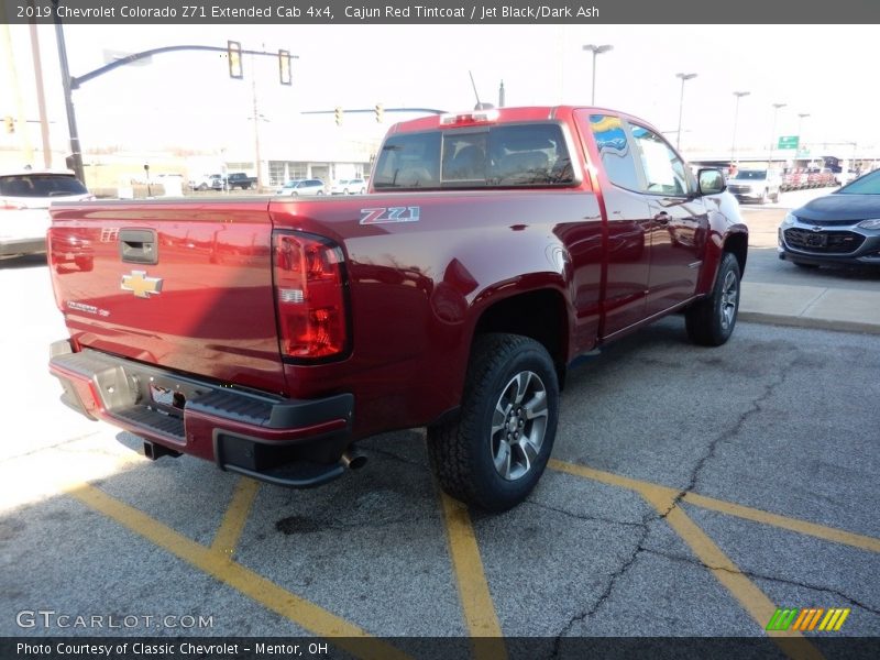 Cajun Red Tintcoat / Jet Black/Dark Ash 2019 Chevrolet Colorado Z71 Extended Cab 4x4