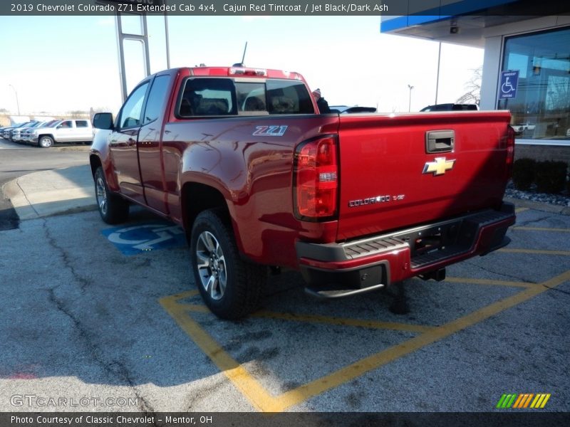 Cajun Red Tintcoat / Jet Black/Dark Ash 2019 Chevrolet Colorado Z71 Extended Cab 4x4