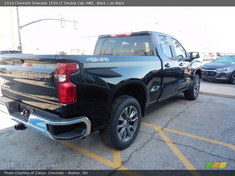 Black / Jet Black 2019 Chevrolet Silverado 1500 LT Double Cab 4WD