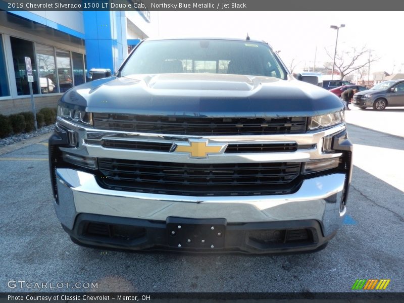 Northsky Blue Metallic / Jet Black 2019 Chevrolet Silverado 1500 LT Double Cab