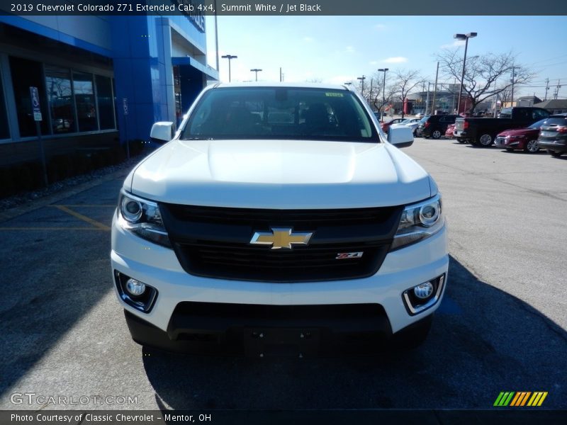 Summit White / Jet Black 2019 Chevrolet Colorado Z71 Extended Cab 4x4