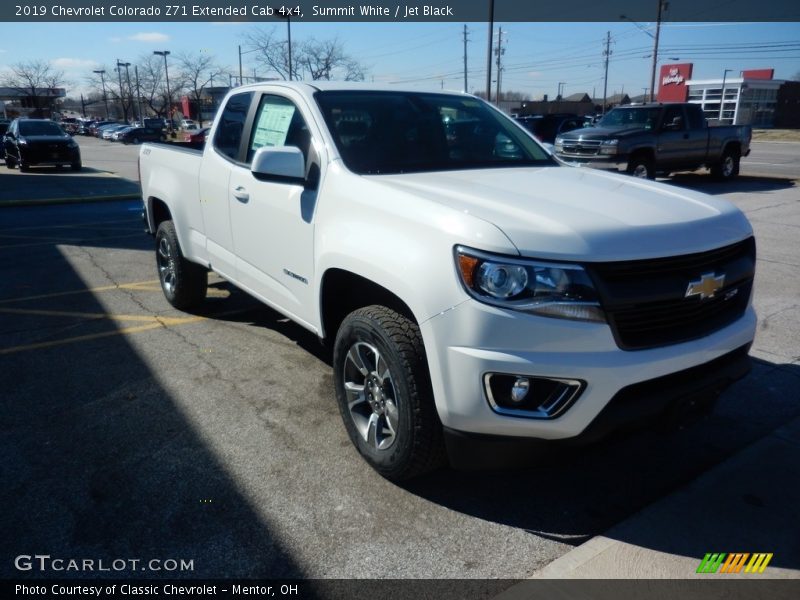 Summit White / Jet Black 2019 Chevrolet Colorado Z71 Extended Cab 4x4