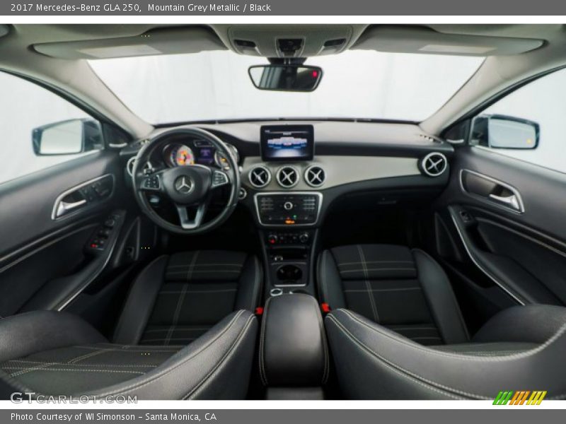 Mountain Grey Metallic / Black 2017 Mercedes-Benz GLA 250