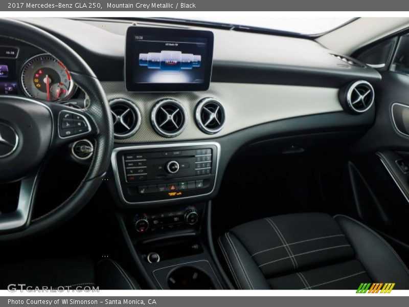 Mountain Grey Metallic / Black 2017 Mercedes-Benz GLA 250