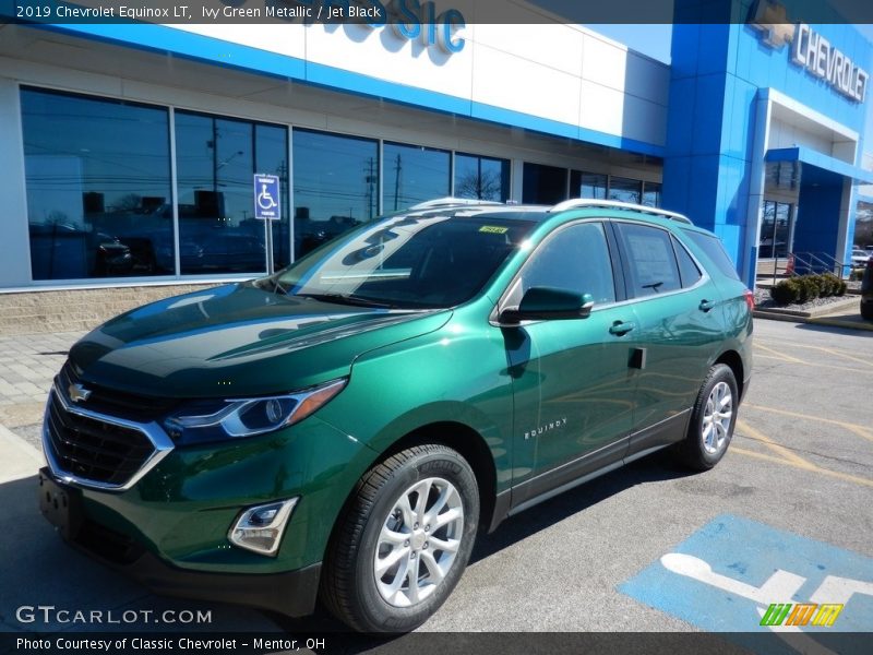 Ivy Green Metallic / Jet Black 2019 Chevrolet Equinox LT