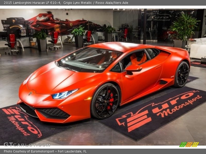 Front 3/4 View of 2015 Huracan LP 610-4