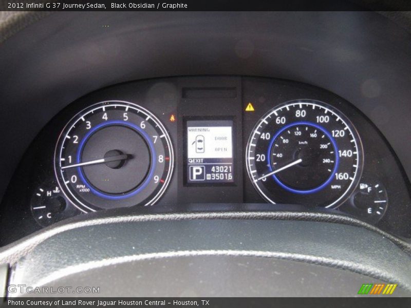 Black Obsidian / Graphite 2012 Infiniti G 37 Journey Sedan