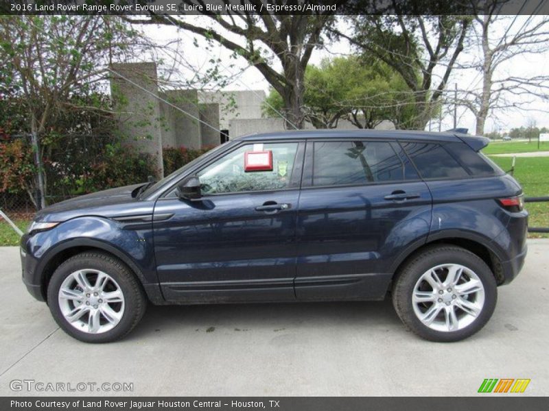 Loire Blue Metalllic / Espresso/Almond 2016 Land Rover Range Rover Evoque SE