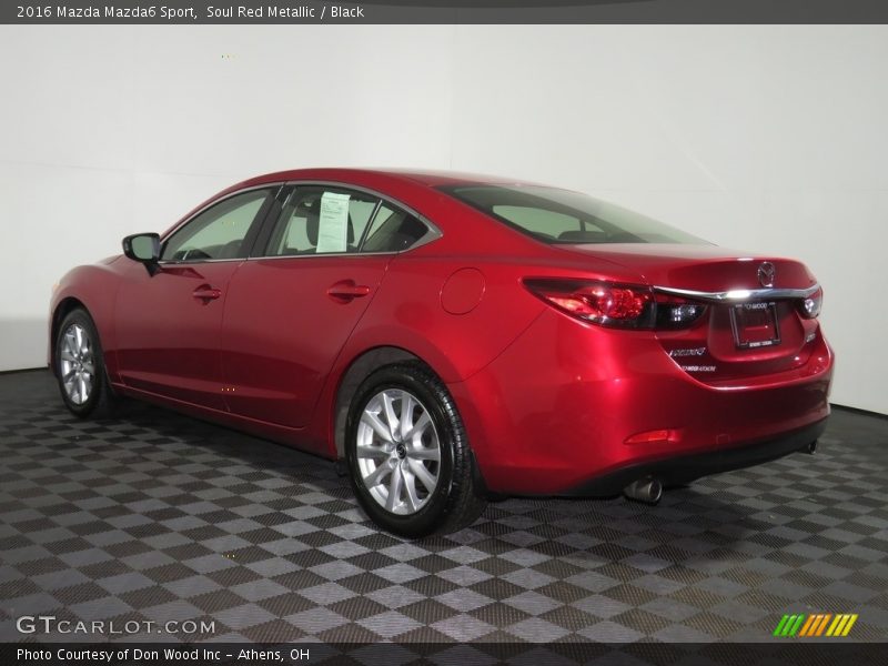 Soul Red Metallic / Black 2016 Mazda Mazda6 Sport