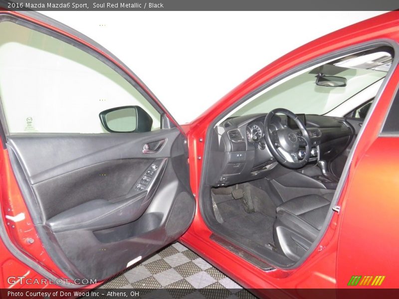 Soul Red Metallic / Black 2016 Mazda Mazda6 Sport