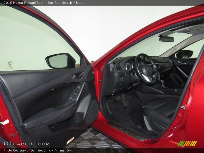 Soul Red Metallic / Black 2016 Mazda Mazda6 Sport