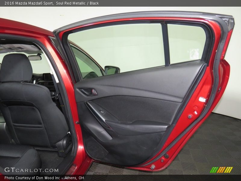 Soul Red Metallic / Black 2016 Mazda Mazda6 Sport