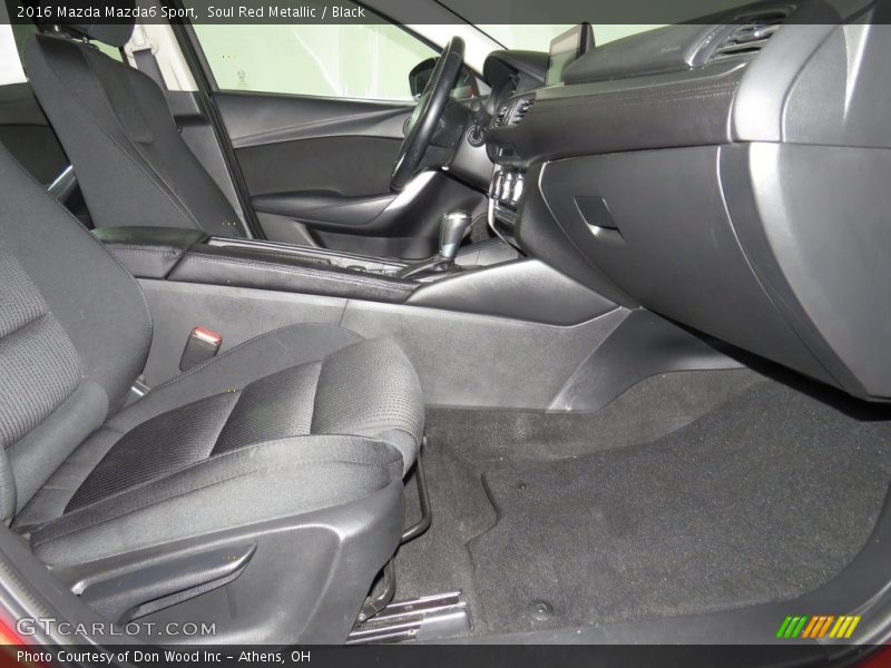 Soul Red Metallic / Black 2016 Mazda Mazda6 Sport