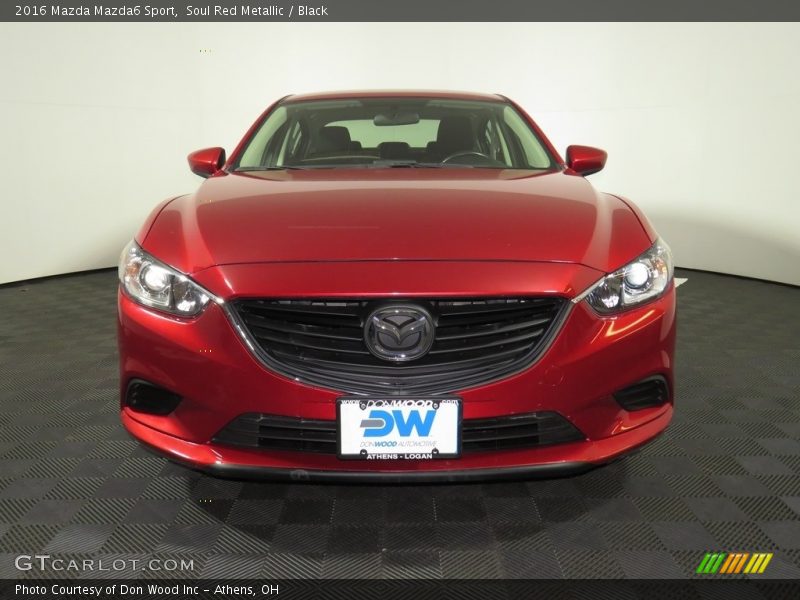 Soul Red Metallic / Black 2016 Mazda Mazda6 Sport