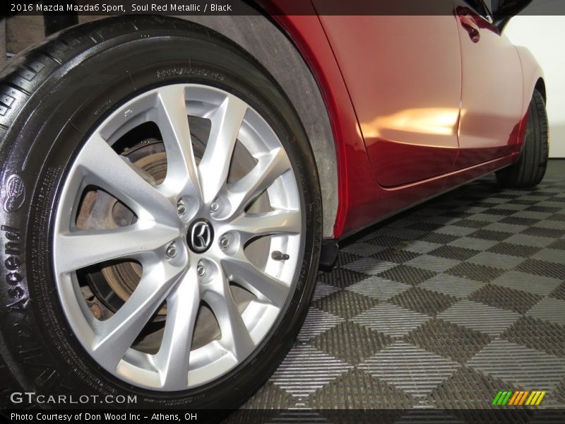 Soul Red Metallic / Black 2016 Mazda Mazda6 Sport