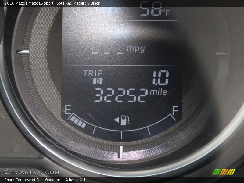 Soul Red Metallic / Black 2016 Mazda Mazda6 Sport