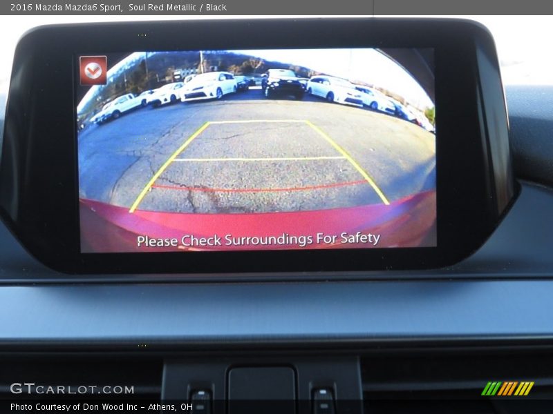 Soul Red Metallic / Black 2016 Mazda Mazda6 Sport