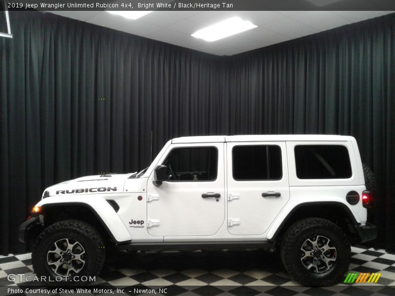 Bright White / Black/Heritage Tan 2019 Jeep Wrangler Unlimited Rubicon 4x4
