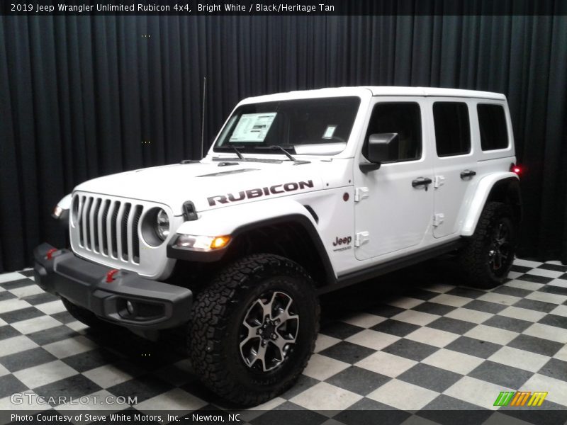 Bright White / Black/Heritage Tan 2019 Jeep Wrangler Unlimited Rubicon 4x4