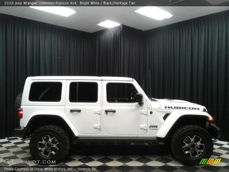 Bright White / Black/Heritage Tan 2019 Jeep Wrangler Unlimited Rubicon 4x4