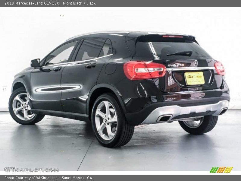 Night Black / Black 2019 Mercedes-Benz GLA 250