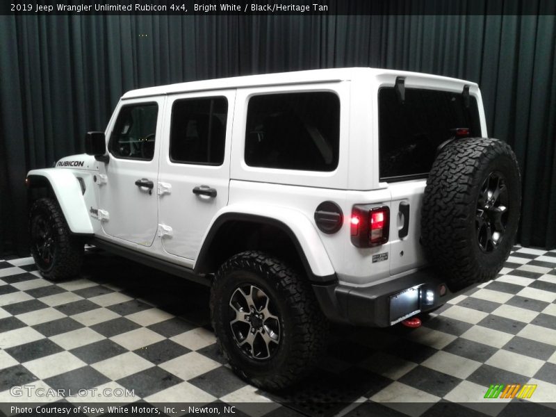 Bright White / Black/Heritage Tan 2019 Jeep Wrangler Unlimited Rubicon 4x4