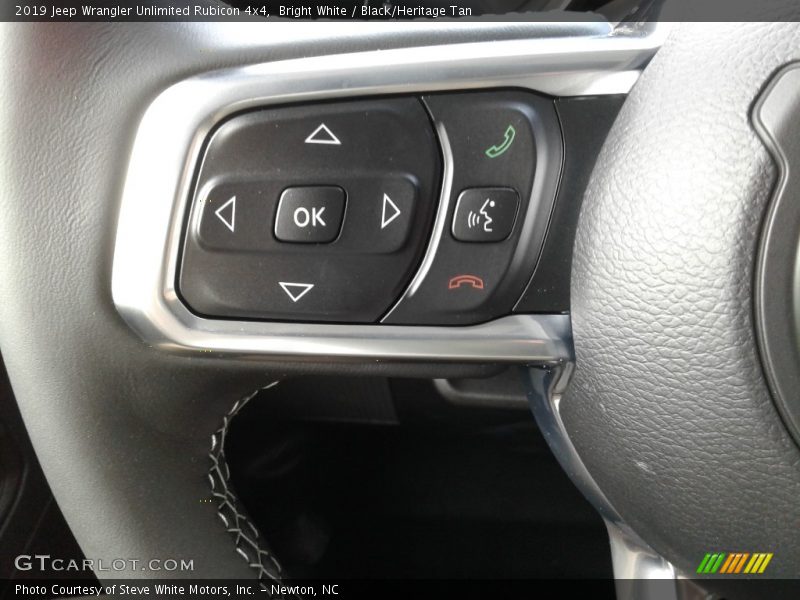 Bright White / Black/Heritage Tan 2019 Jeep Wrangler Unlimited Rubicon 4x4