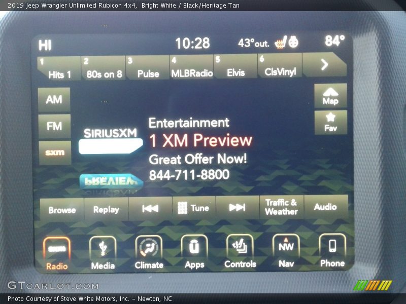 Bright White / Black/Heritage Tan 2019 Jeep Wrangler Unlimited Rubicon 4x4