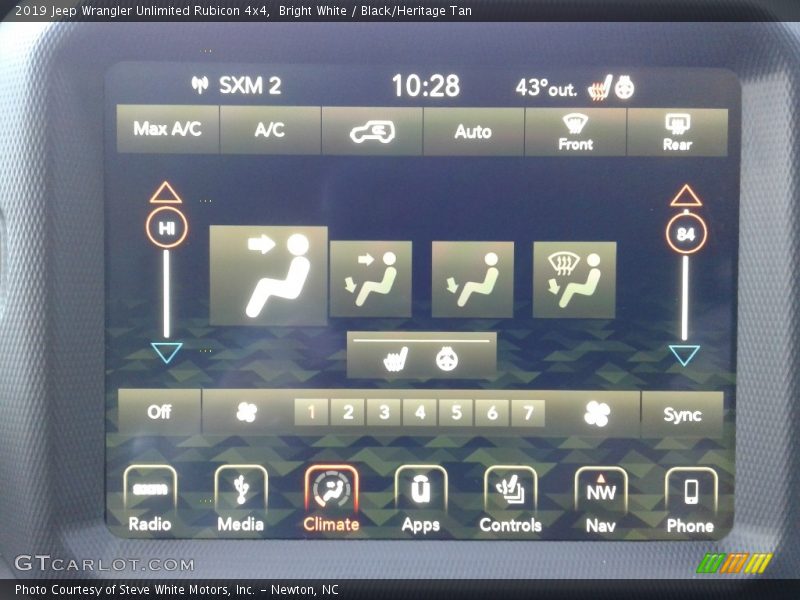 Bright White / Black/Heritage Tan 2019 Jeep Wrangler Unlimited Rubicon 4x4