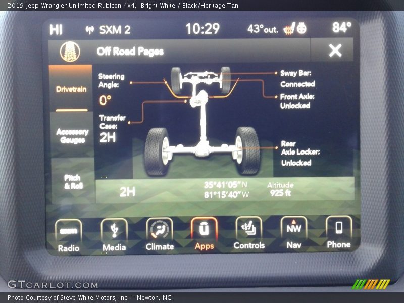 Bright White / Black/Heritage Tan 2019 Jeep Wrangler Unlimited Rubicon 4x4