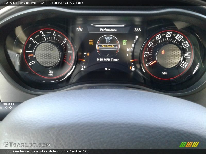 Destroyer Gray / Black 2019 Dodge Challenger SXT