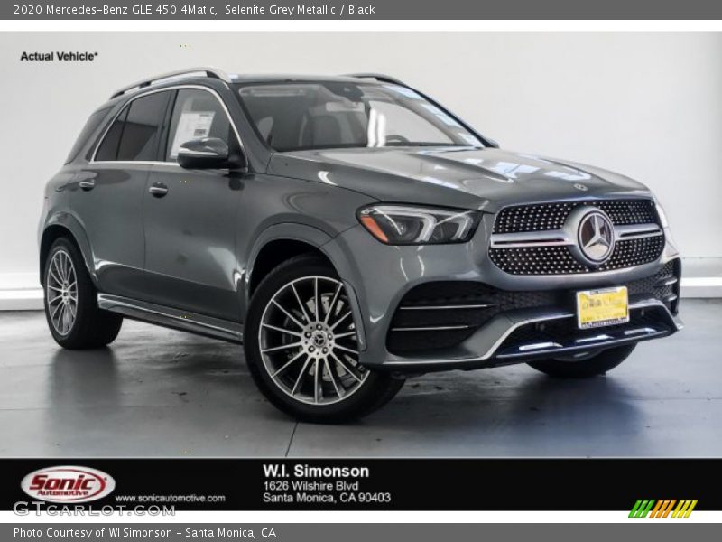 Selenite Grey Metallic / Black 2020 Mercedes-Benz GLE 450 4Matic