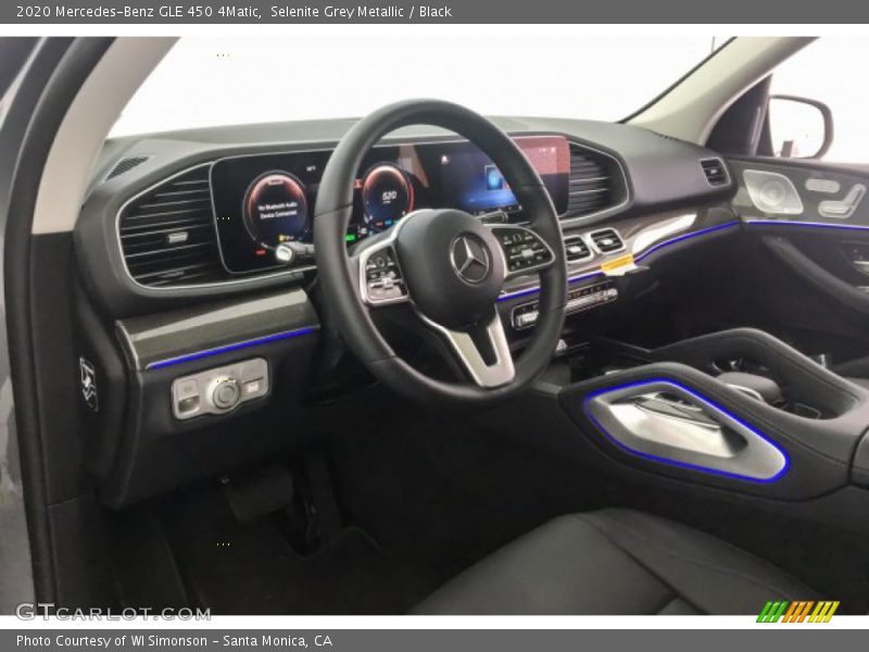 Dashboard of 2020 GLE 450 4Matic