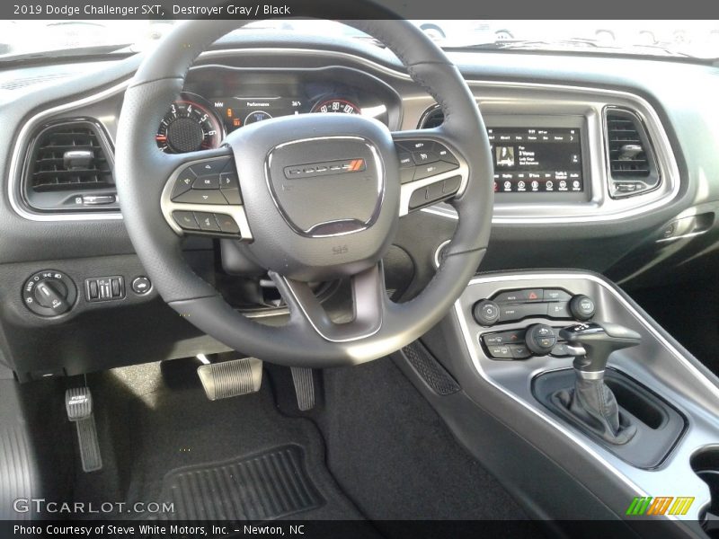 Destroyer Gray / Black 2019 Dodge Challenger SXT