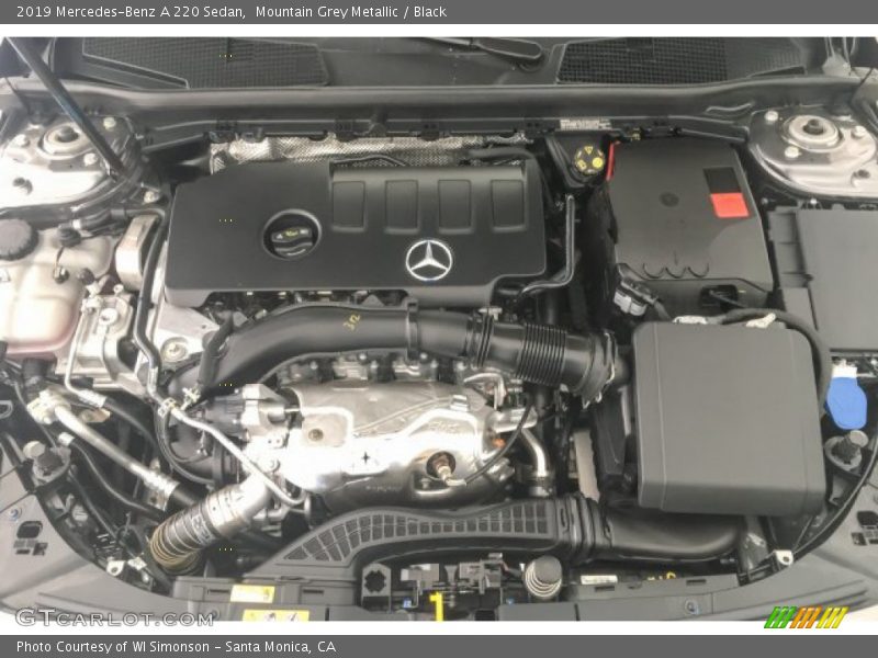 Mountain Grey Metallic / Black 2019 Mercedes-Benz A 220 Sedan
