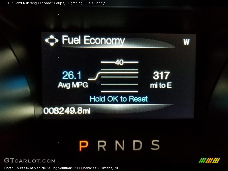 Lightning Blue / Ebony 2017 Ford Mustang Ecoboost Coupe