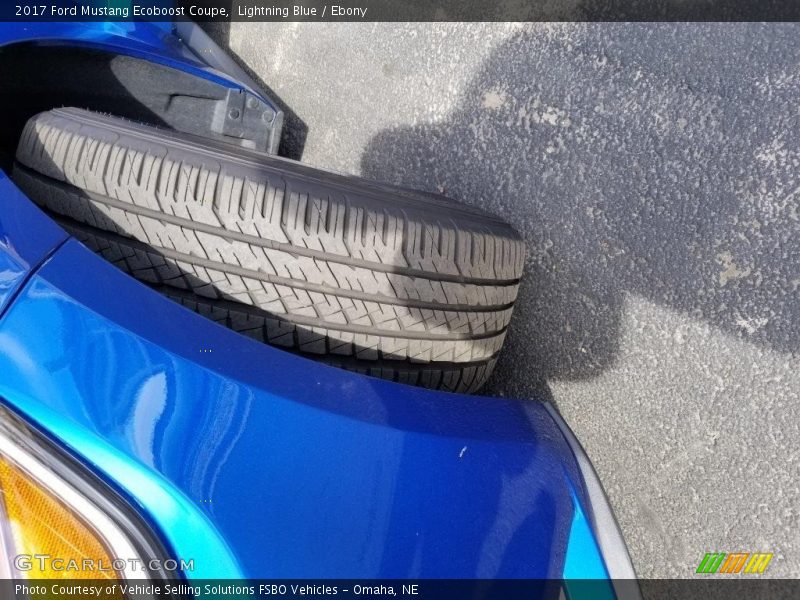 Lightning Blue / Ebony 2017 Ford Mustang Ecoboost Coupe
