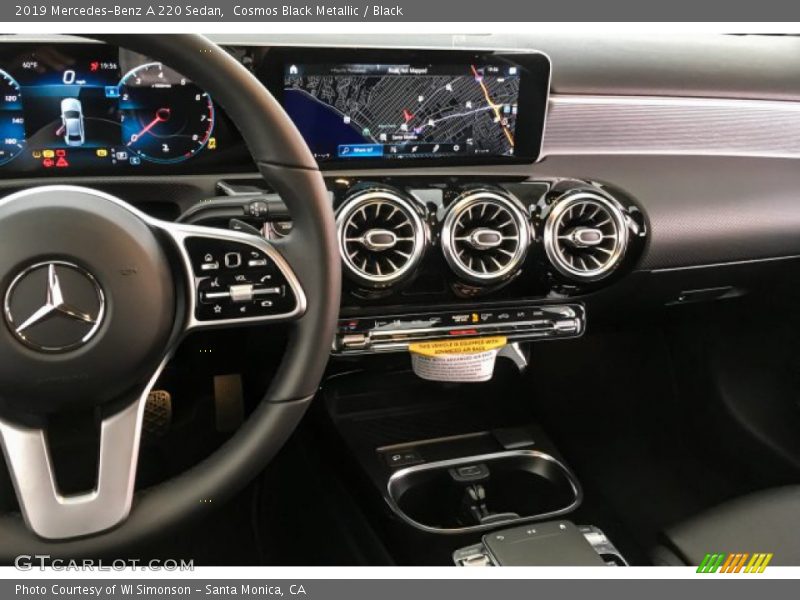 Controls of 2019 A 220 Sedan