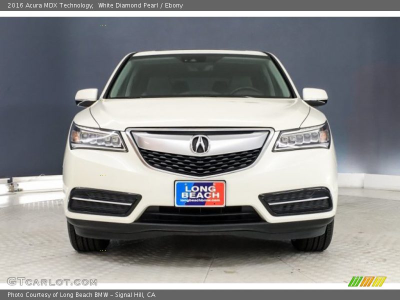 White Diamond Pearl / Ebony 2016 Acura MDX Technology