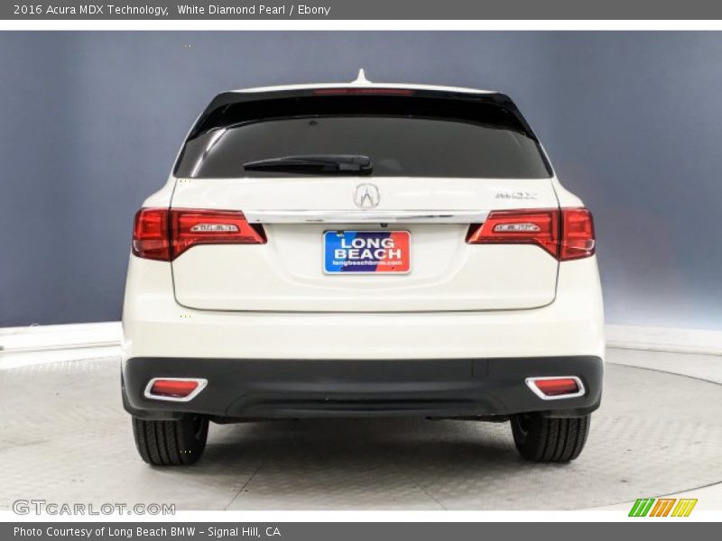 White Diamond Pearl / Ebony 2016 Acura MDX Technology