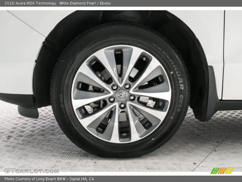 White Diamond Pearl / Ebony 2016 Acura MDX Technology